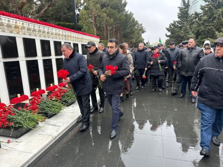 20 Yanvar faciəsinin 36-cı ildönümü ilə əlaqədar Şəhidlər xiyabanı ziyarət olunub